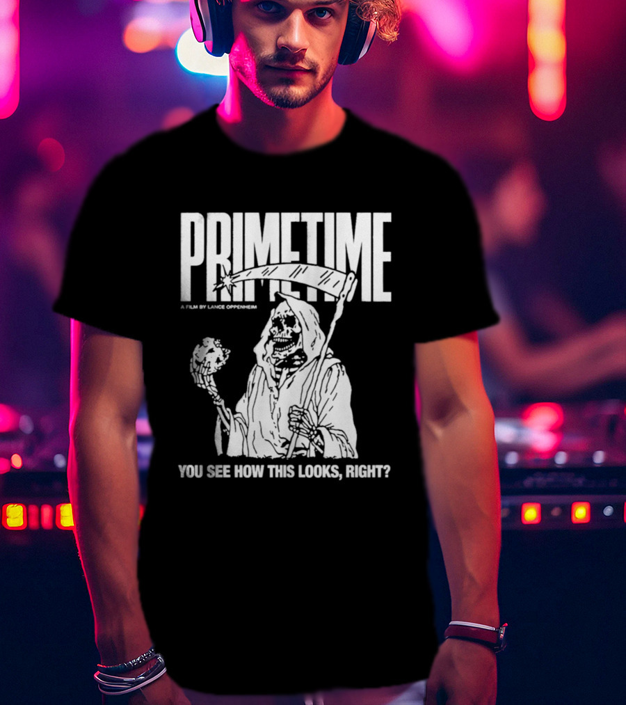 Robert Pattinson Primetime You See How This Looks Right A Film By Louis Oppenheim T-Shirt