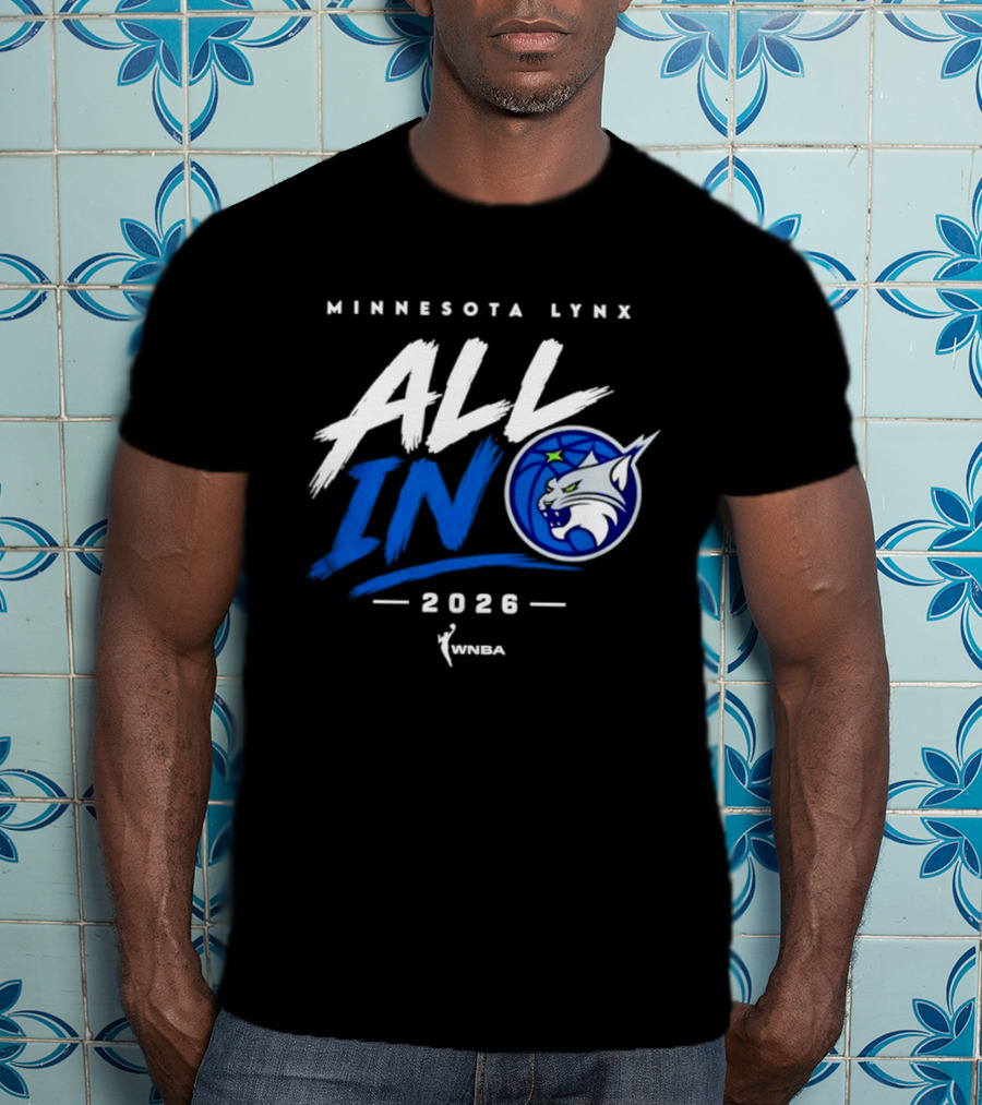 Minnesota Lynx All In 2026 WNBA Team Spirit T-Shirt
