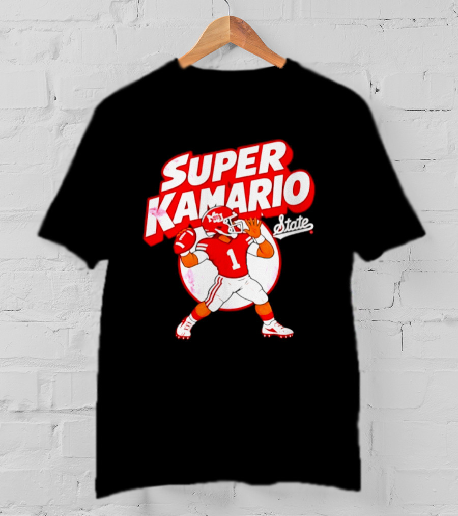 Super Kamario Mississippi State Bulldogs Football Player T-Shirt