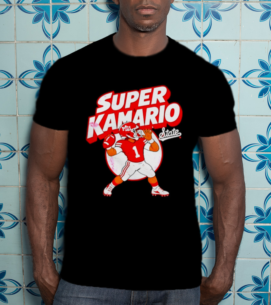 Super Kamario Mississippi State Bulldogs Football Player T-Shirt