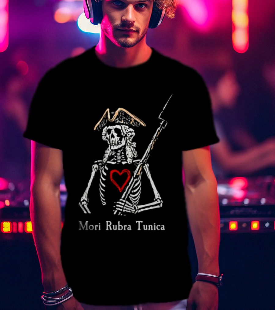 Mori Rubra Tunica Skeleton With Heart T-Shirt