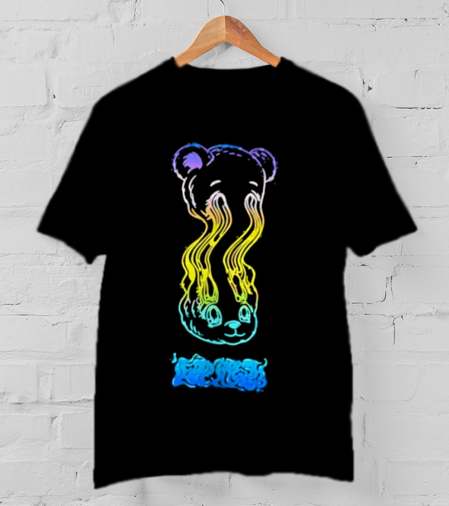 Teddy Fresh Melting Bear Illustration Multicolor T-Shirt