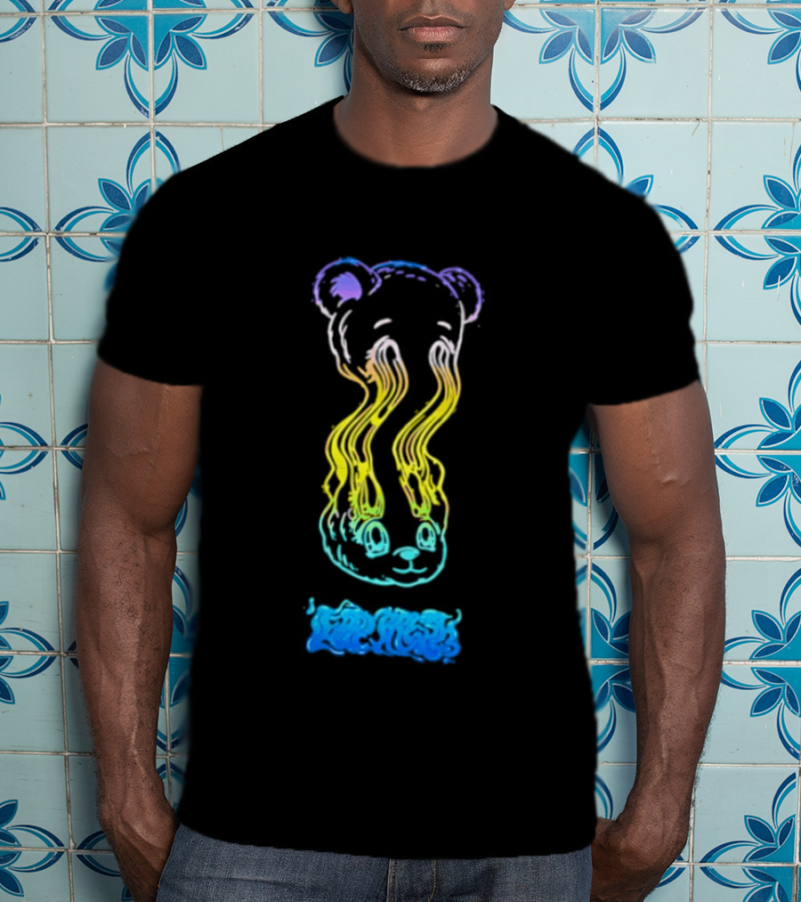 Teddy Fresh Melting Bear Illustration Multicolor T-Shirt