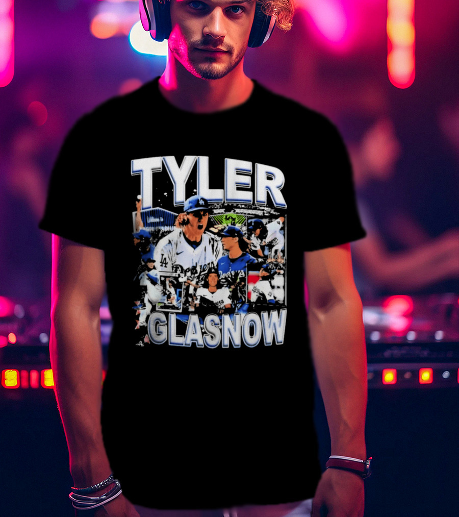 Tyler Glasnow Los Angeles Dodgers Baseball Team T-Shirt