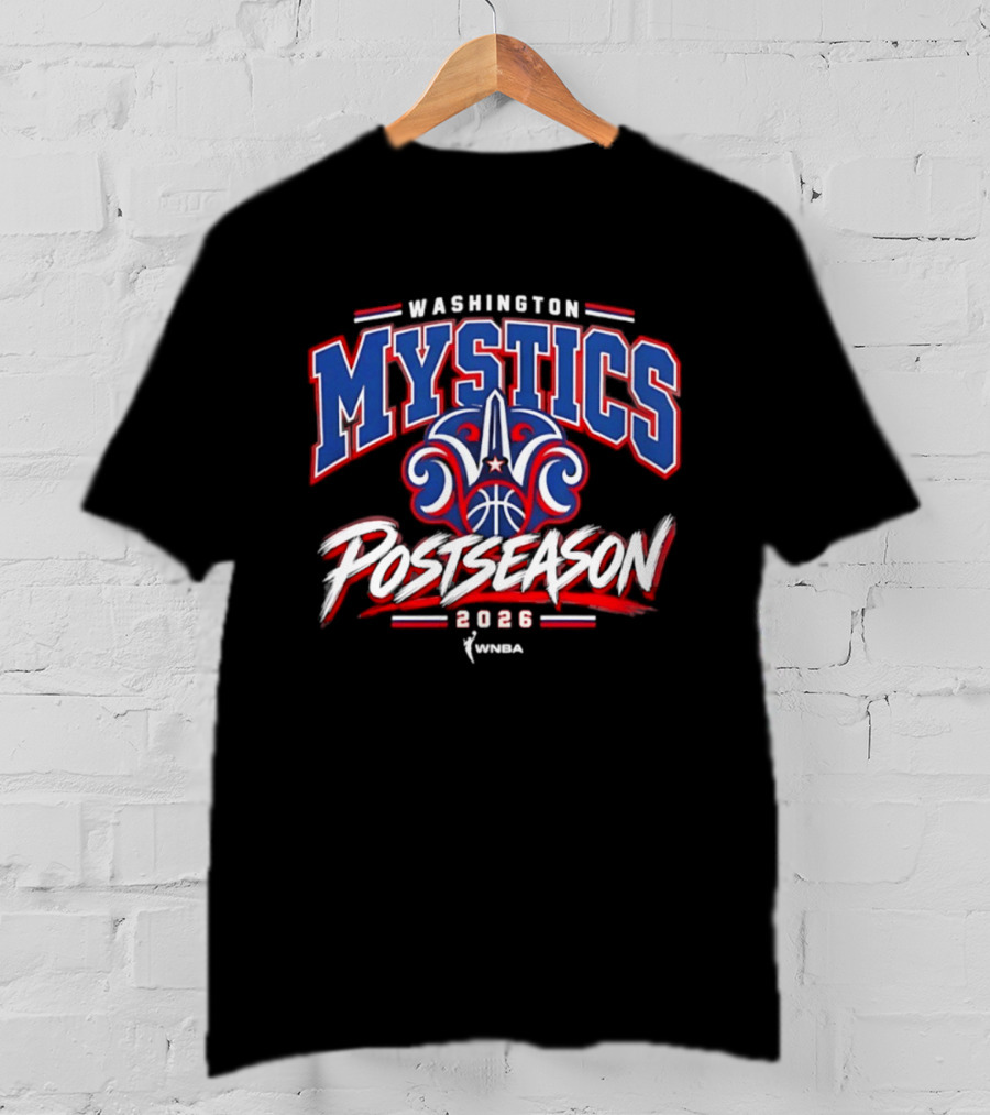 Washington Mystics WNBA Postseason 2026 Basketball Sports Team T-Shirt