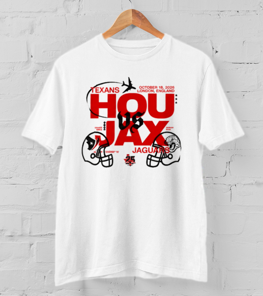 Houston Texans Vs Jacksonville Jaguars London September 12 2026 International Game T-Shirt