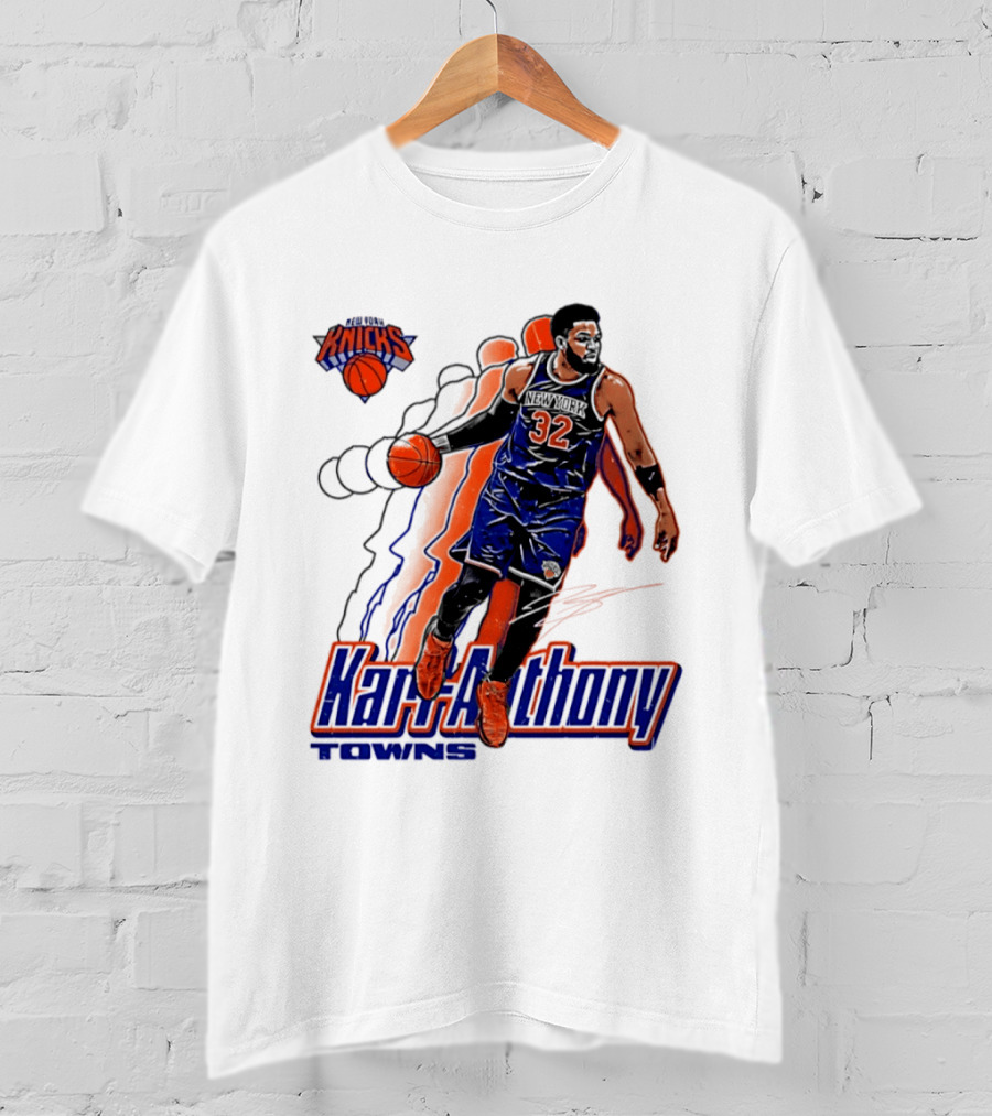 Karl Anthony Towns New York Knicks Basketball 32 T-Shirt