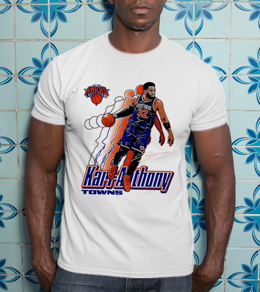 Karl Anthony Towns New York Knicks Basketball 32 T-Shirt