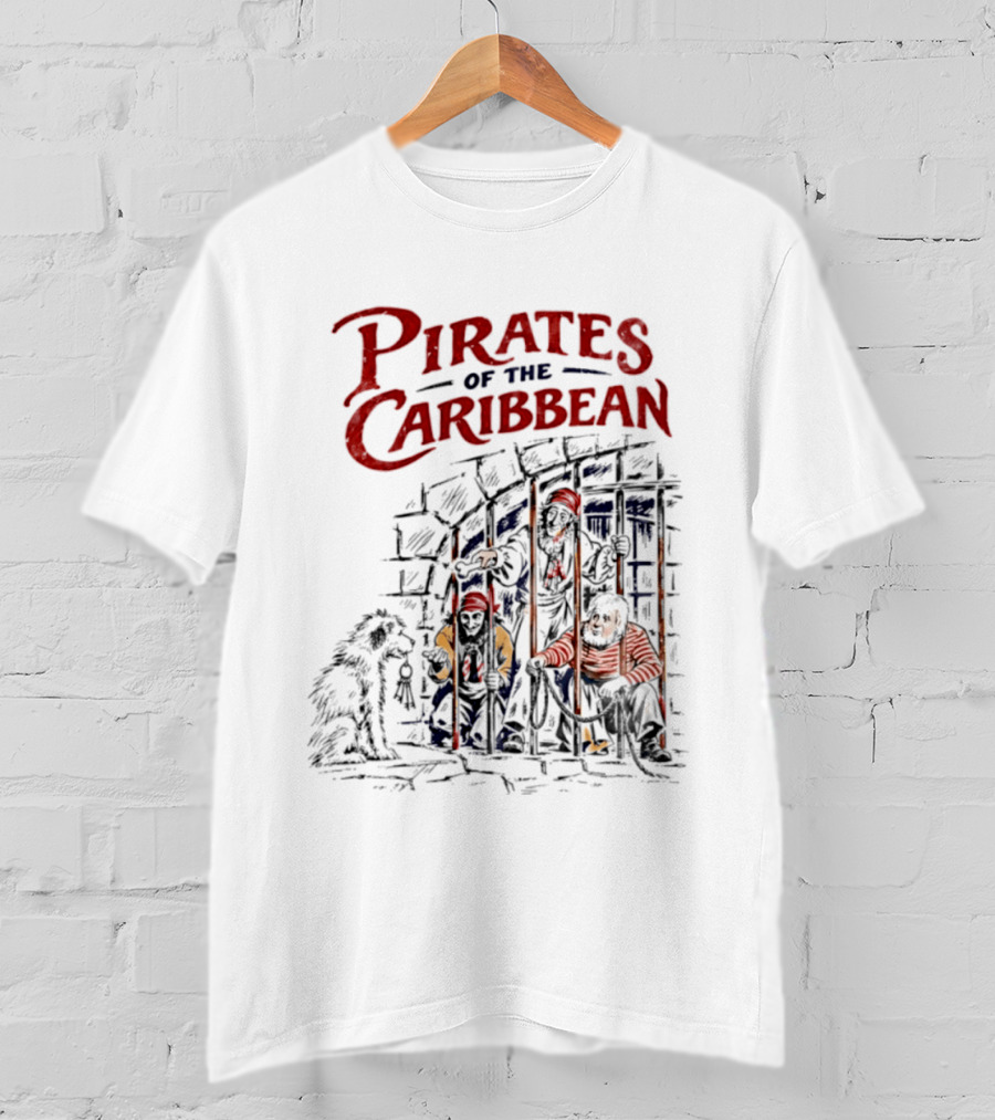 Pirates Of The Caribbean Jail Scene Disney Adventure T-Shirt