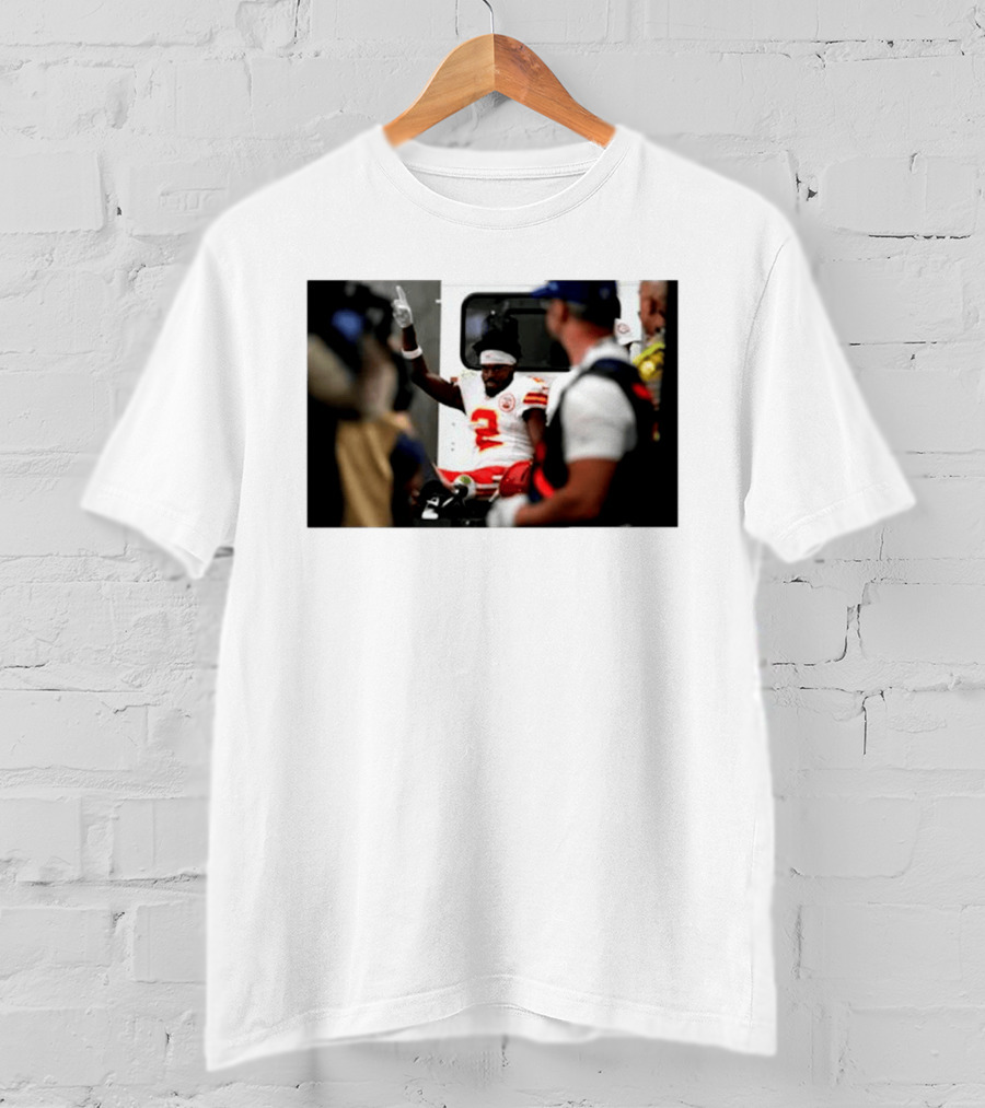 Tyquan Thornton Kansas City Chiefs Number 2 On Field Celebration 2026 T-Shirt