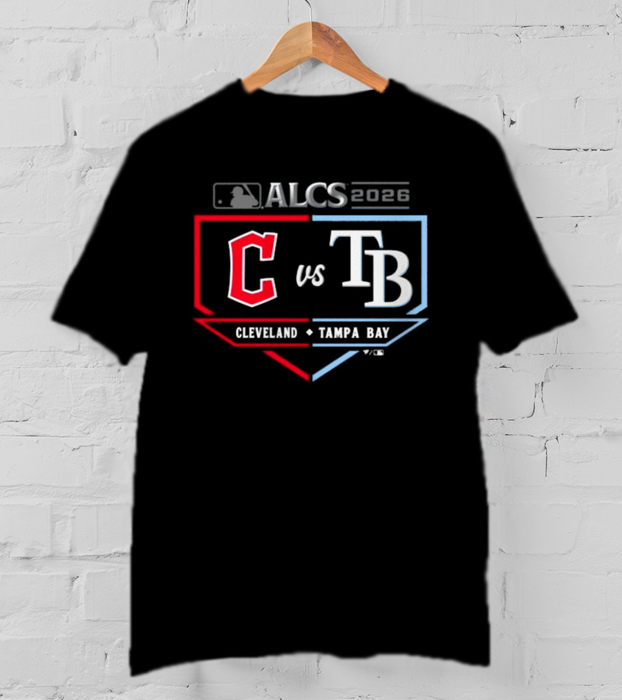 Cleveland Guardians Vs Tampa Bay Rays 2026 ALCS Matchup Official MLB T-Shirt