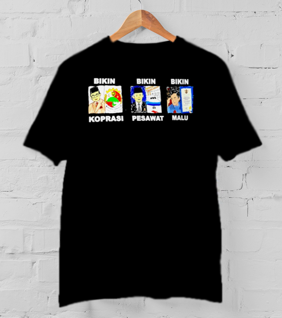 Indonesia Bikin Koprasi Pesawant Malu Comic T-Shirt