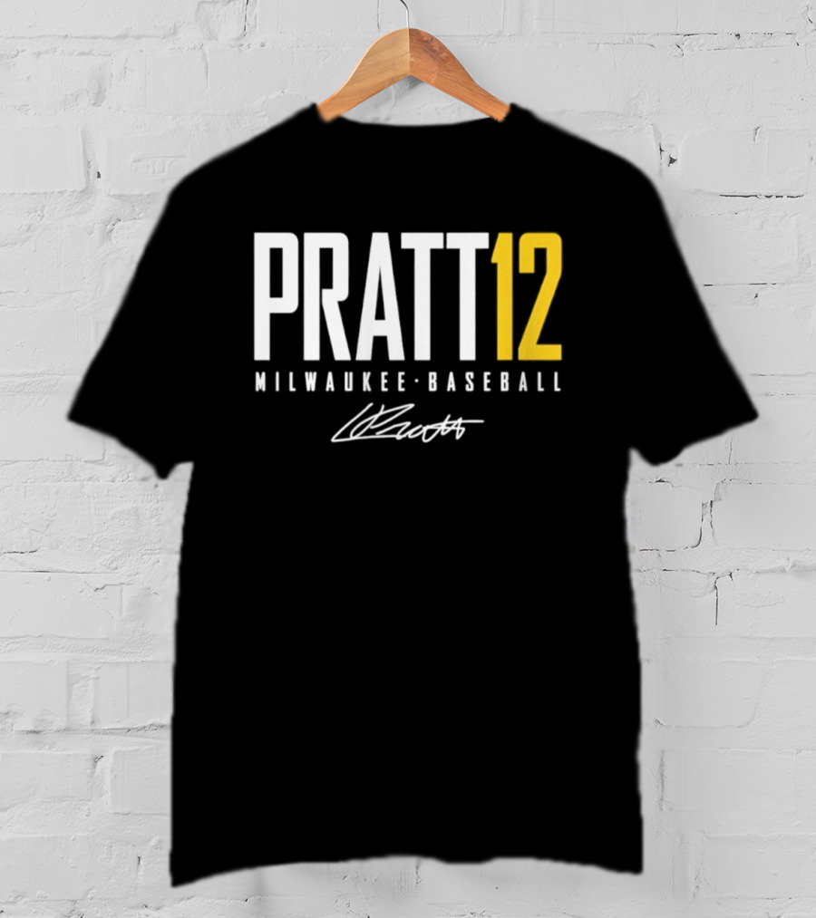 Pratt 12 Milwaukee Baseball Signature T-Shirt