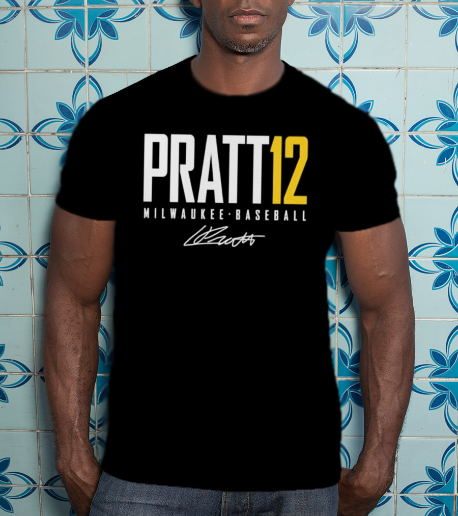 Pratt 12 Milwaukee Baseball Signature T-Shirt