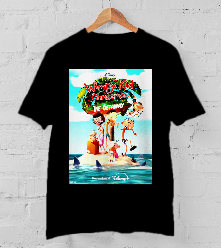 Disney Diary Of A Wimpy Kid Christmas The Getaway December 4 Disney+ T-Shirt