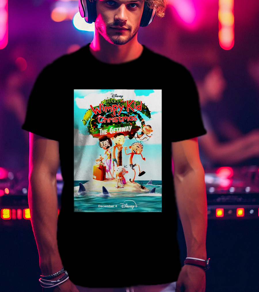 Disney Diary Of A Wimpy Kid Christmas The Getaway December 4 Disney+ T-Shirt