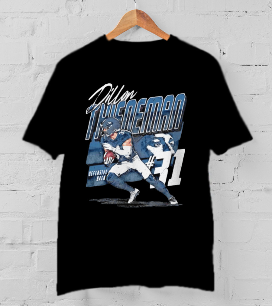 Dillon Thieneman Offensive Back #31 Chicago Bears Player Name And Number T-Shirt