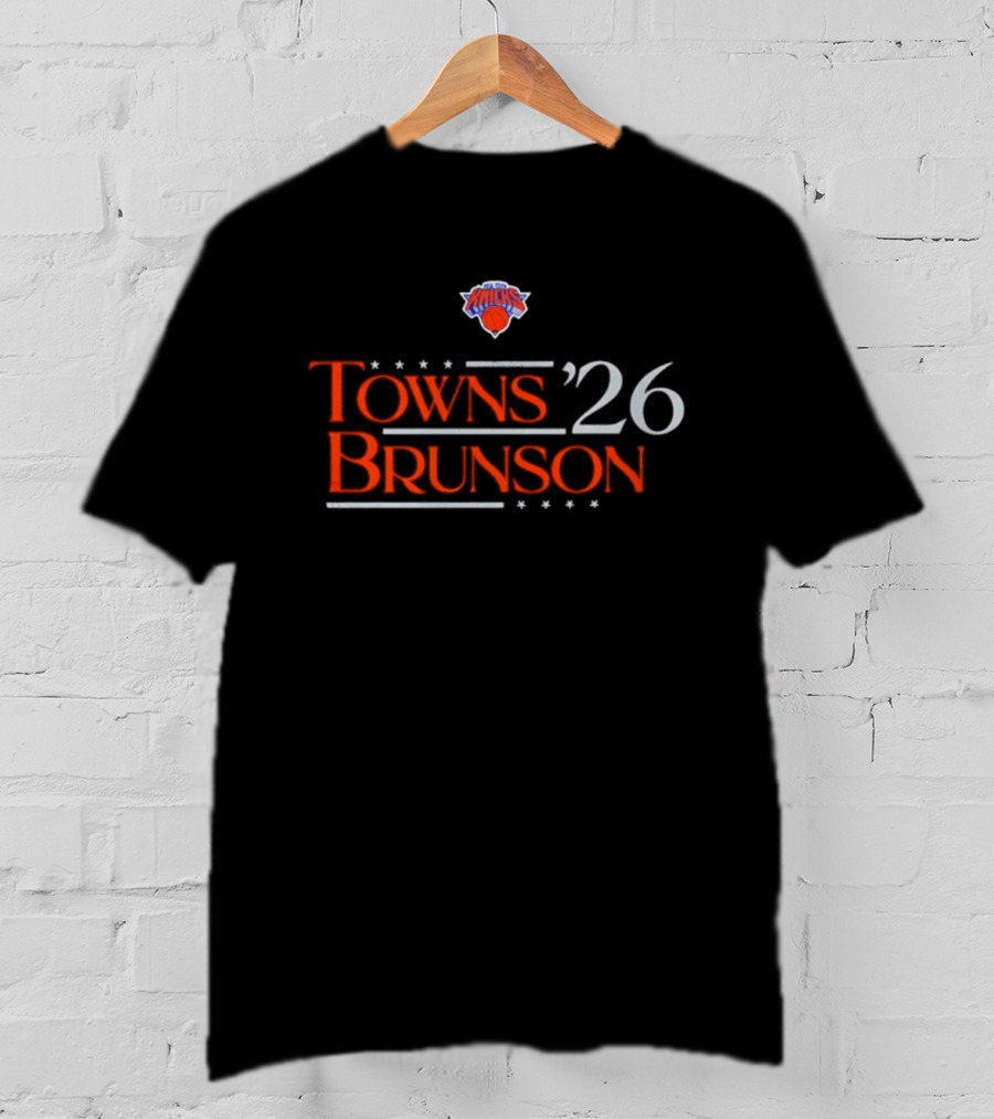 New York Knicks Towns Brunson '26 Campaign T-Shirt