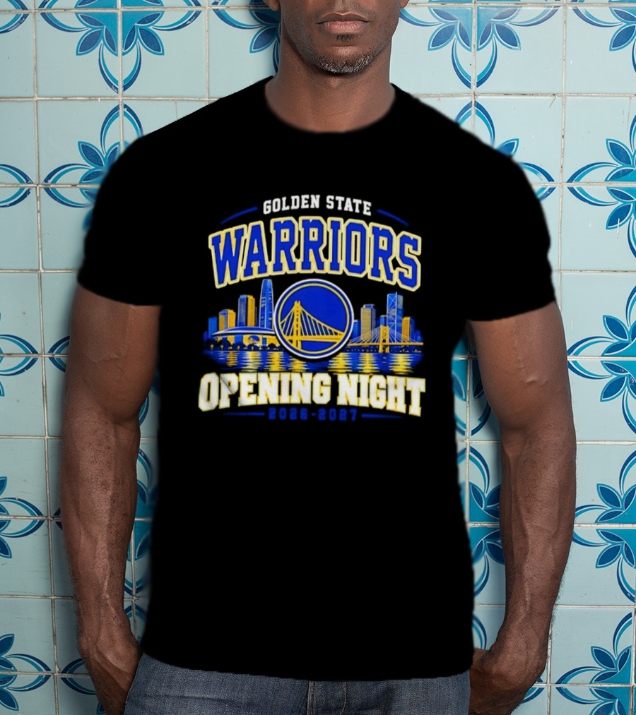 Golden State Warriors Opening Night 2026 2027 City Skyline T-Shirt