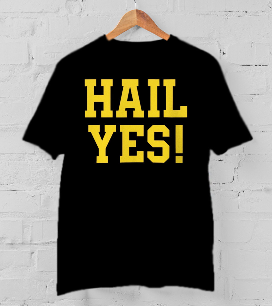 Hail Yes Michigan Wolverines Fan Spirit T-Shirt