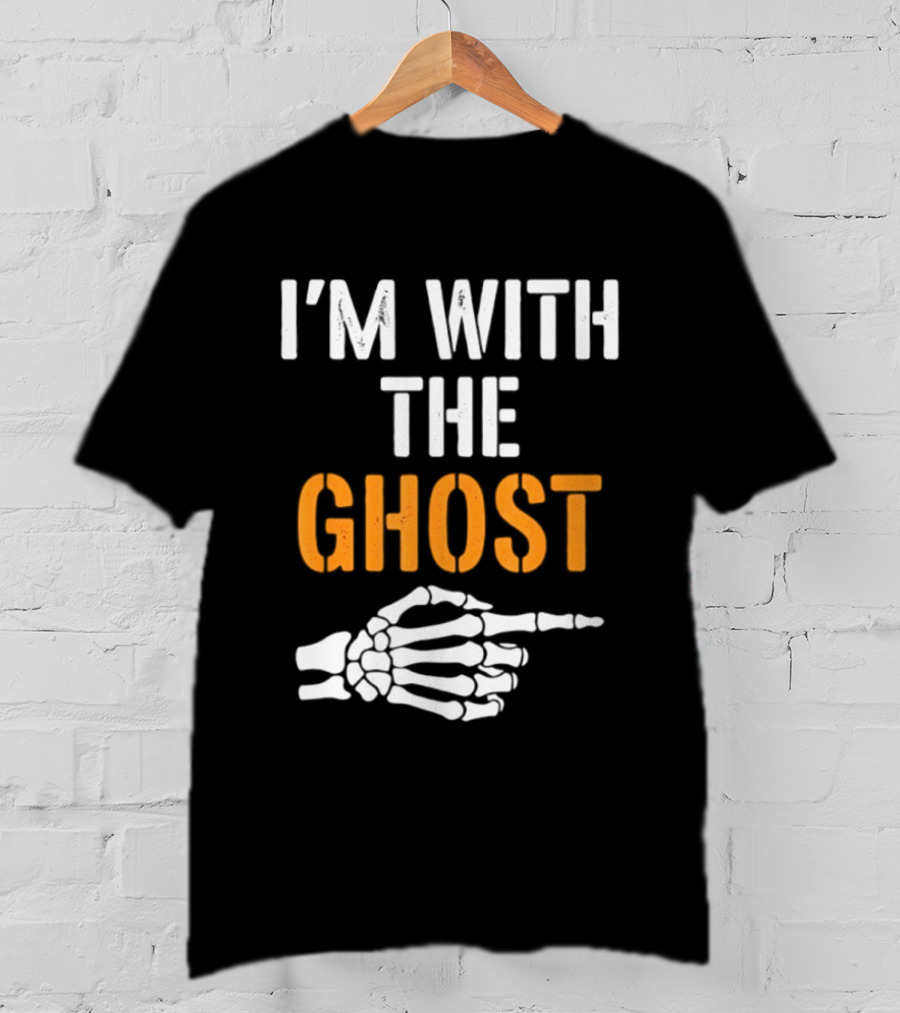 I'm With The Ghost Skeleton Hand Halloween 2026 T-Shirt