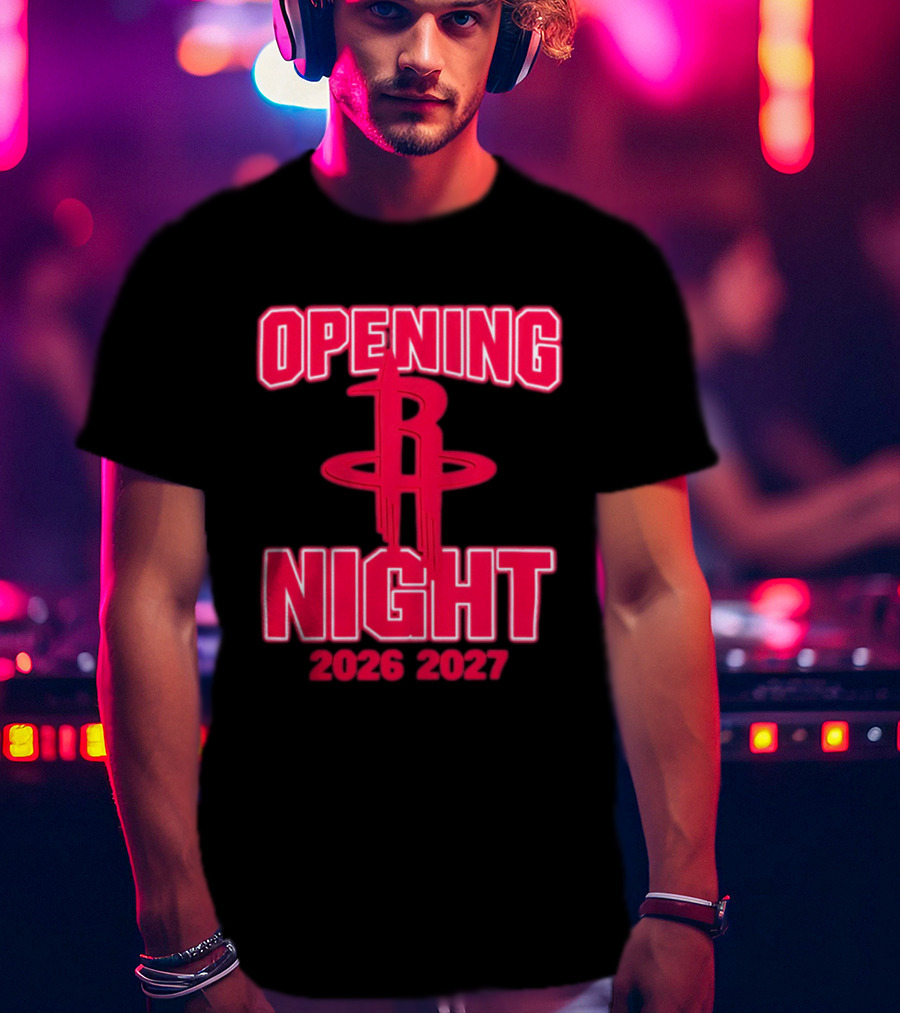 Houston Rockets NBA Opening Night 2026 2027 T-Shirt