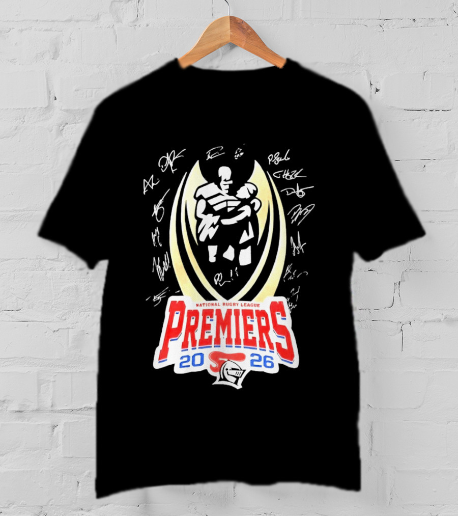 NRL Newcastle Knights National Rugby League Premiers 2026 T-Shirt