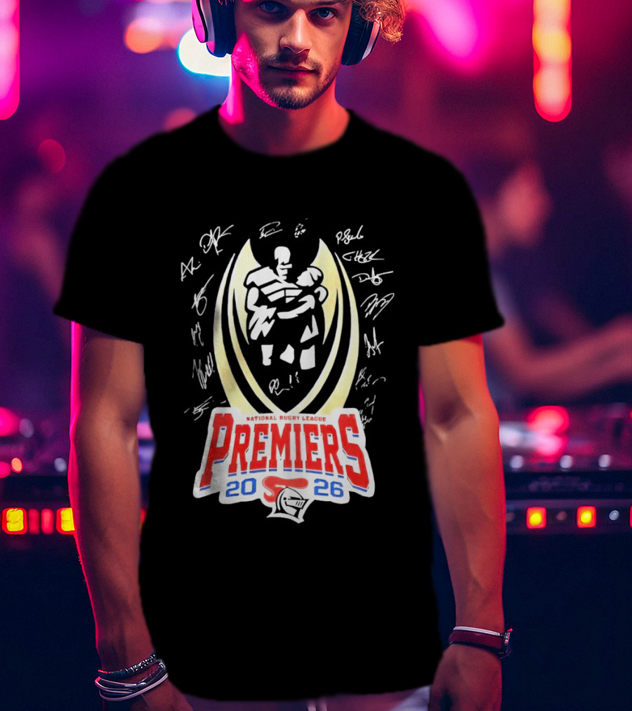 NRL Newcastle Knights National Rugby League Premiers 2026 T-Shirt