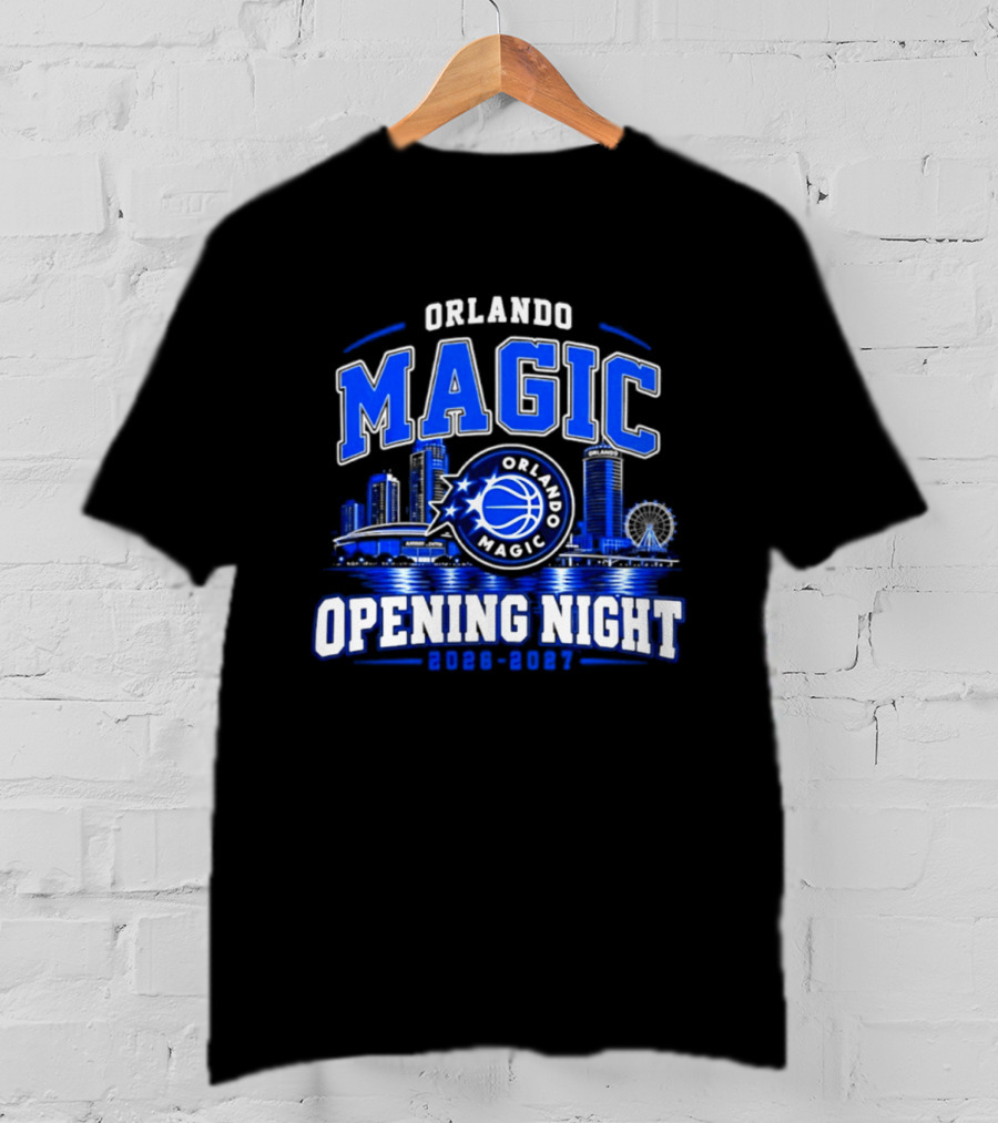 Orlando Magic Opening Night 2026 2027 City Skyline T-Shirt