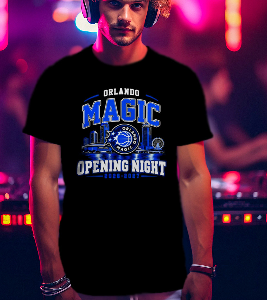 Orlando Magic Opening Night 2026 2027 City Skyline T-Shirt