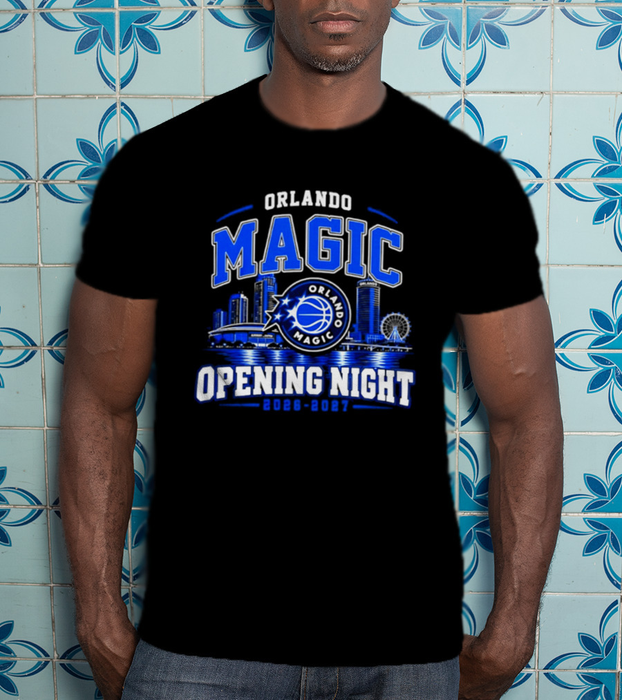 Orlando Magic Opening Night 2026 2027 City Skyline T-Shirt