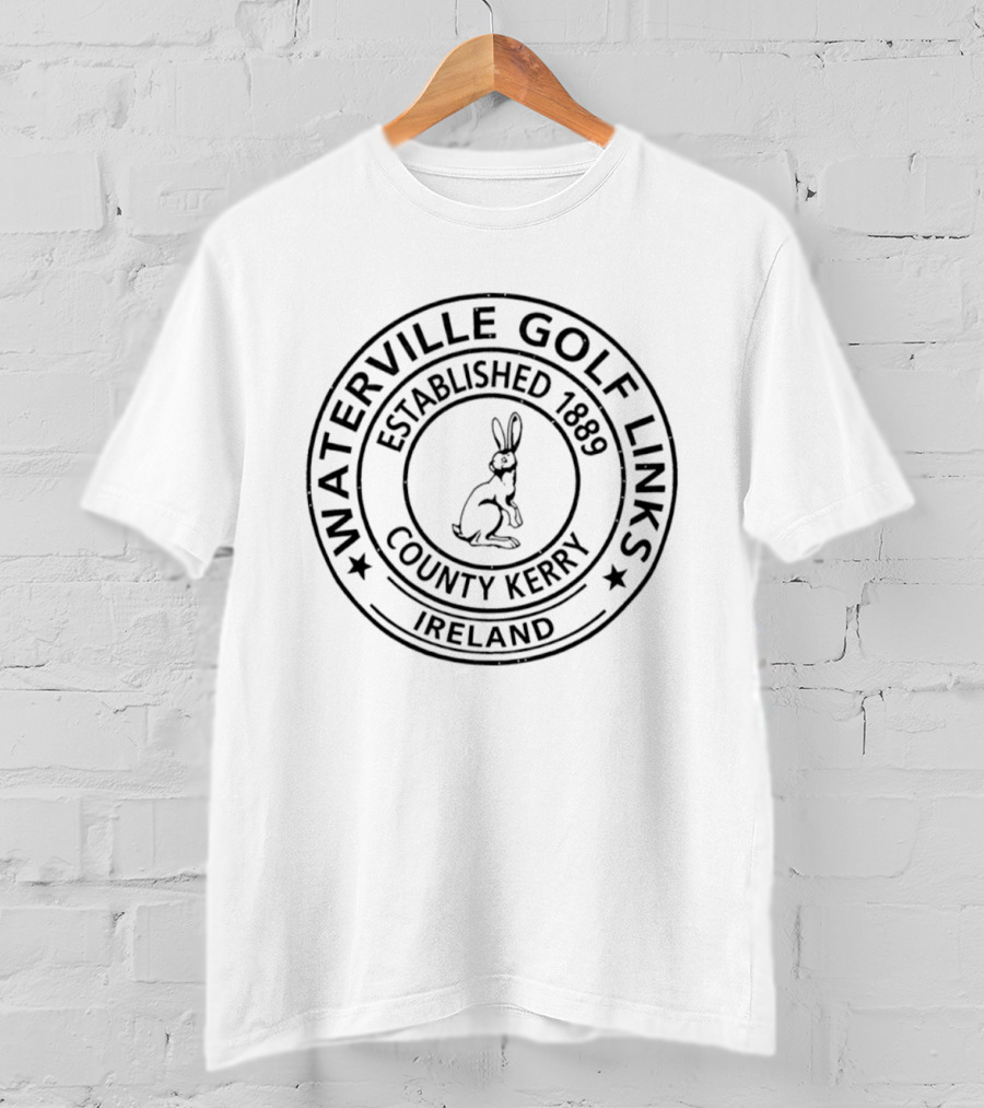 Waterville Golf Links County Kerry Ireland Established 1889 Rabbit T-Shirt