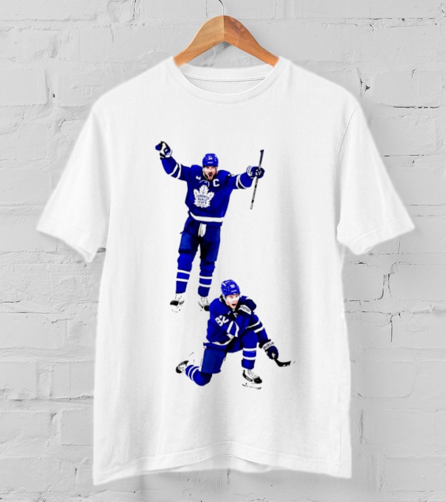 Auston Matthews Gavin McKenna Toronto Maple Leafs Firts One Hockey Players T-Shirt