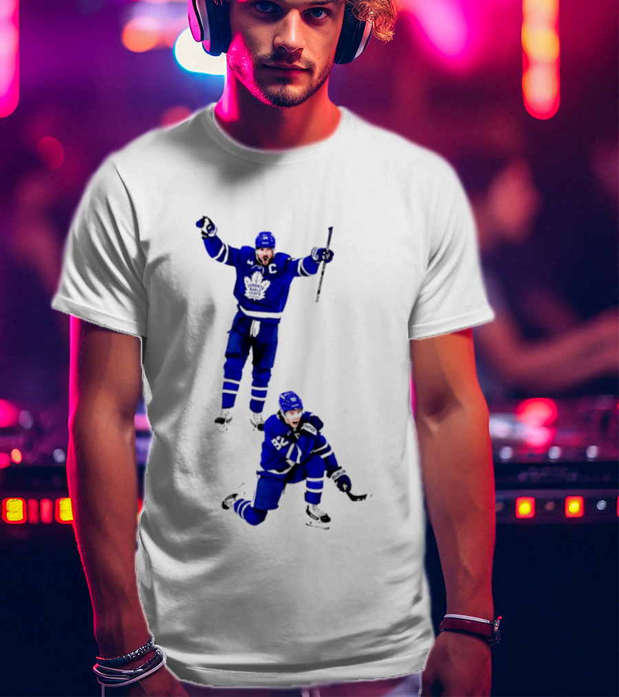 Auston Matthews Gavin McKenna Toronto Maple Leafs Firts One Hockey Players T-Shirt
