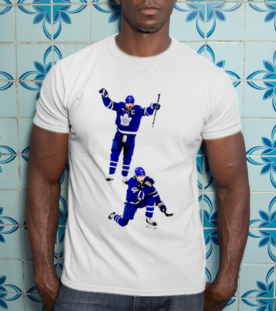 Auston Matthews Gavin McKenna Toronto Maple Leafs Firts One Hockey Players T-Shirt