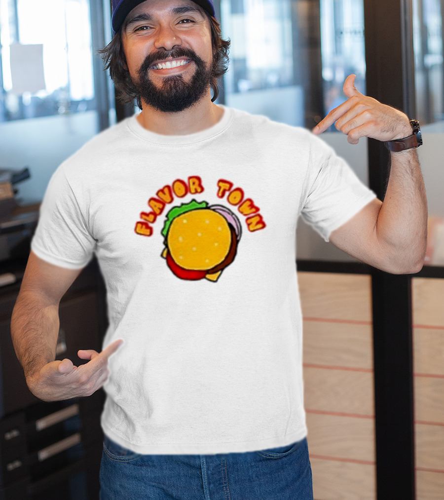 Burger Flavor Town Artisan Adjunct Ales Hot Tub Party For Ur Taste Buds T-Shirt