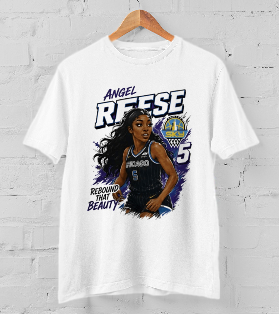Angel Reese Chicago Sky 5 Rebound That Beauty T-Shirt