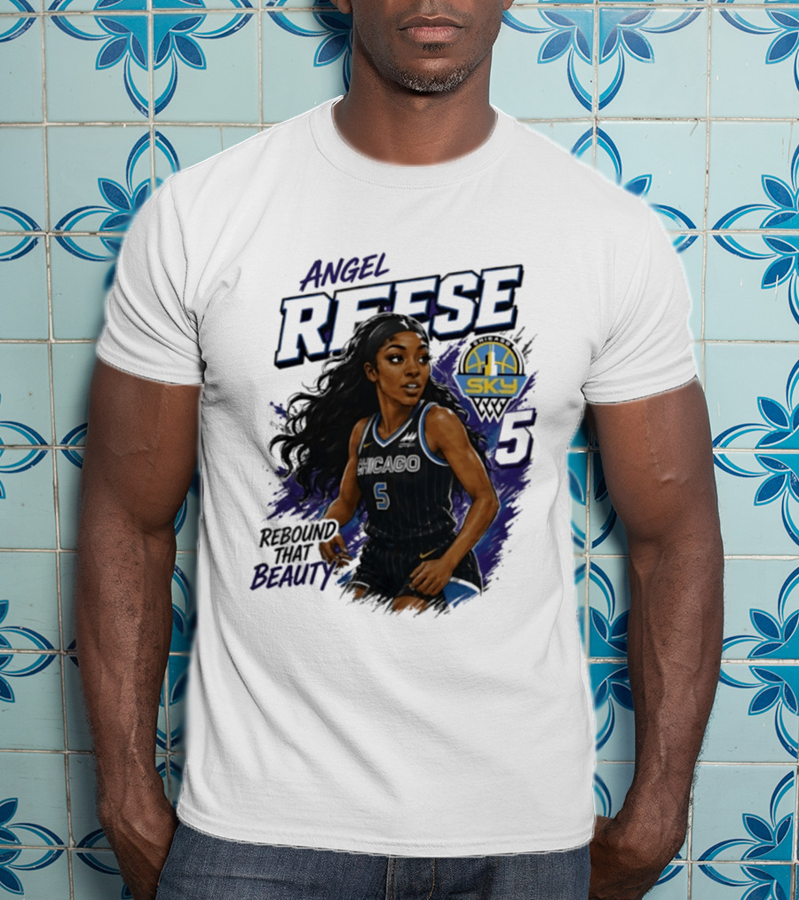 Angel Reese Chicago Sky 5 Rebound That Beauty T-Shirt