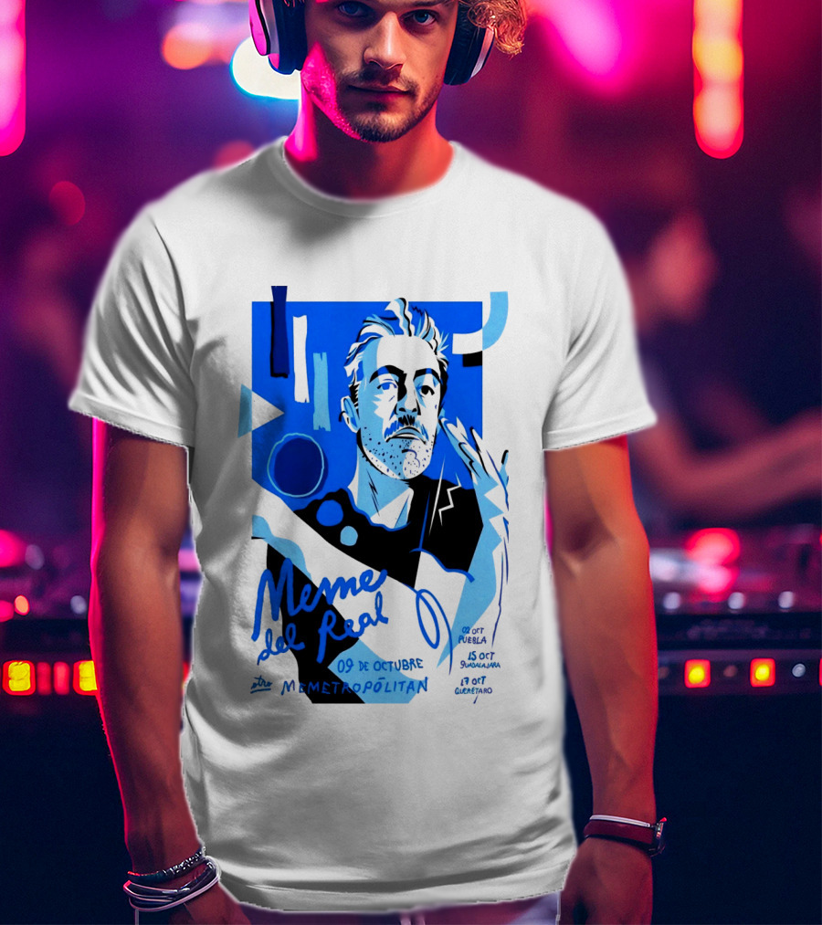 Meme Del Real 09 De Octubre 2026 Metropolitán MX Concert T-Shirt