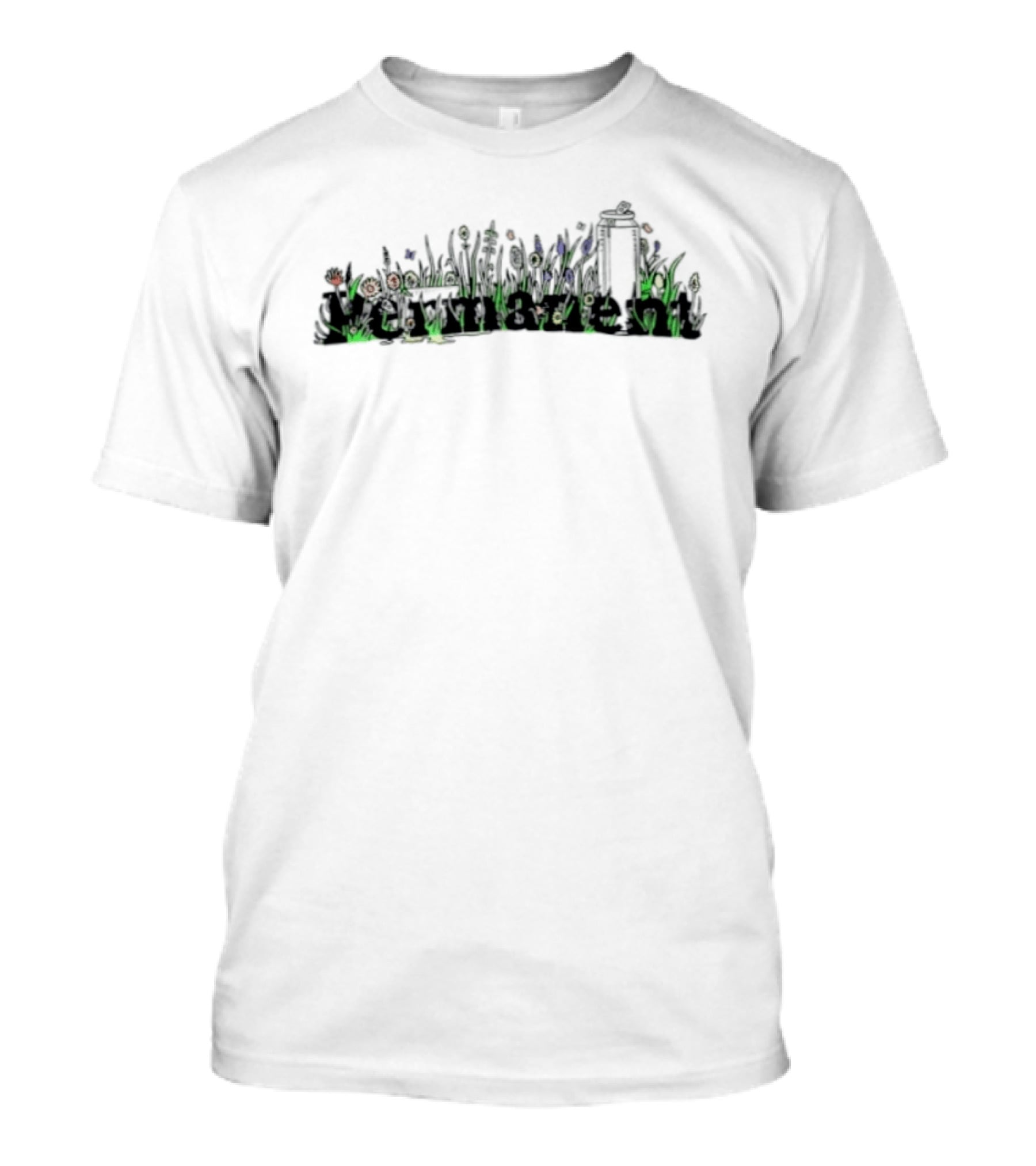 Permanent Day At The Park Floral Meadow T-Shirt