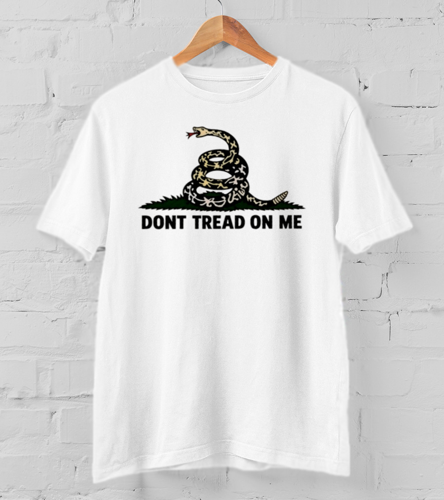 Snake Dont Tread On Me Gadsden Flag Libertarian T-Shirt