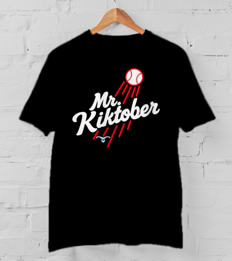 Kike Hernandez Mr Kiktober Los Angeles Dodgers Baseball T-Shirt