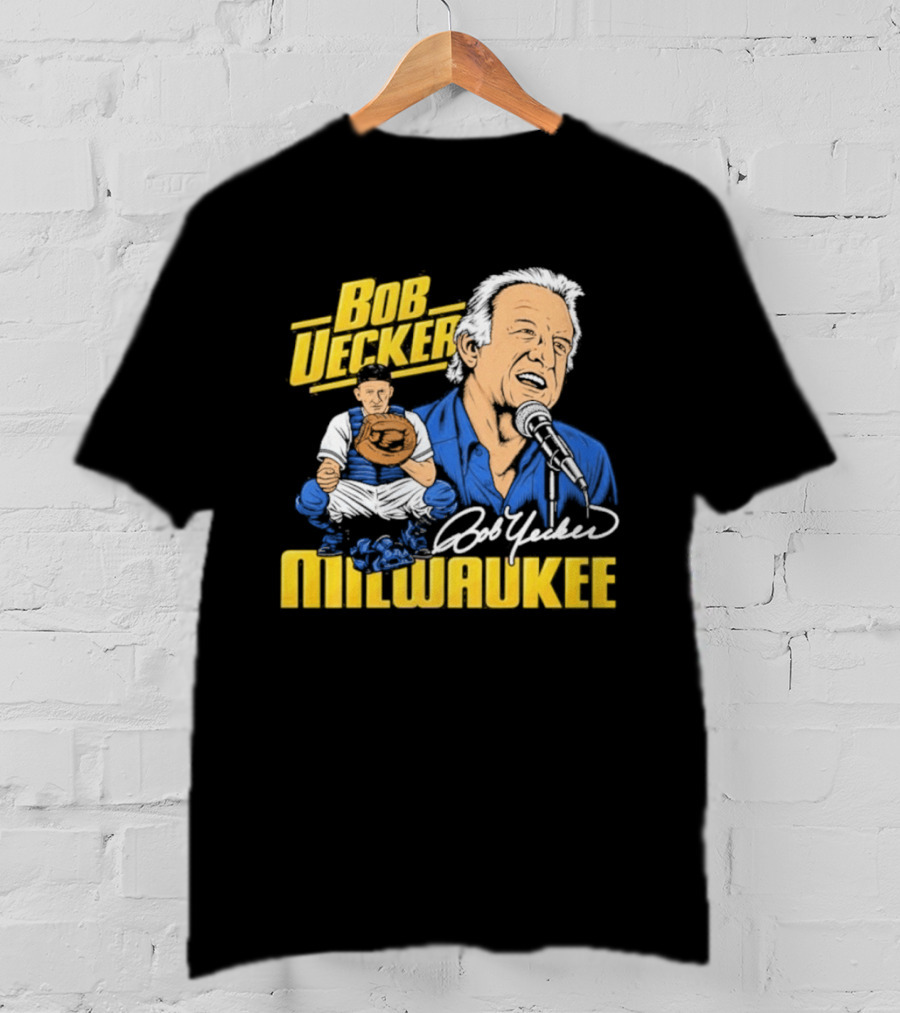 Bob Uecker Milwaukee Brewers Tribute Homage Royal Tri Blend T-Shirt