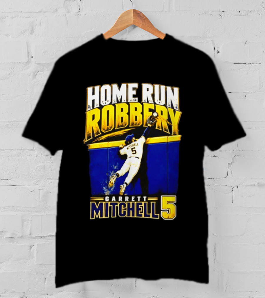 Home Run Robbery Garrett Mitchell 5 Milwaukee Brewers NLCS 2026 T-Shirt
