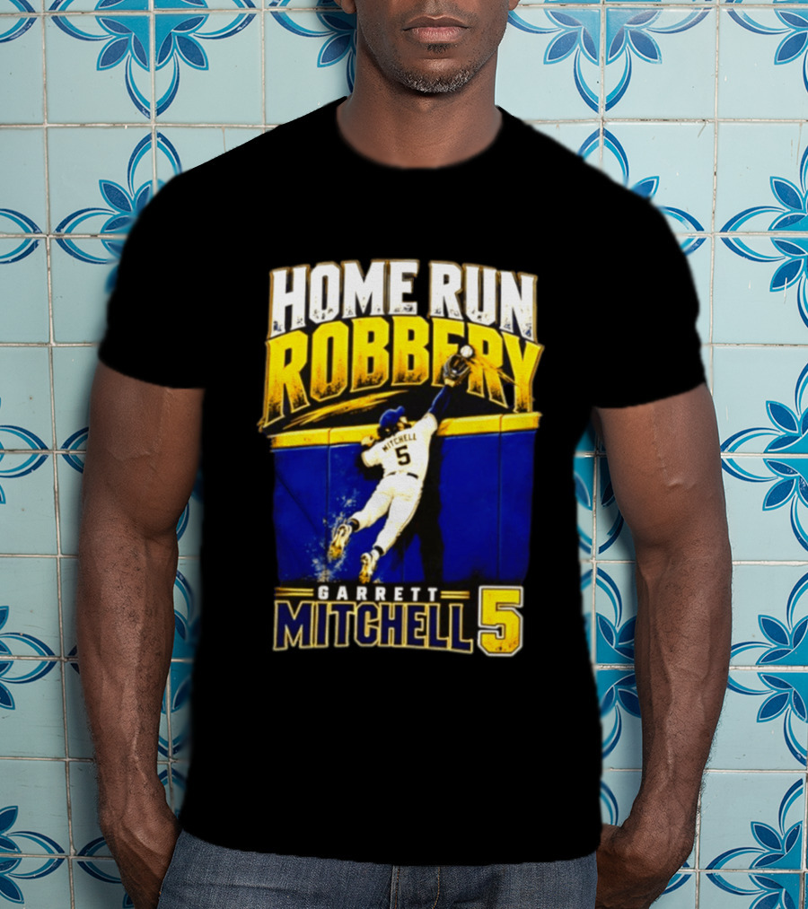 Home Run Robbery Garrett Mitchell 5 Milwaukee Brewers NLCS 2026 T-Shirt