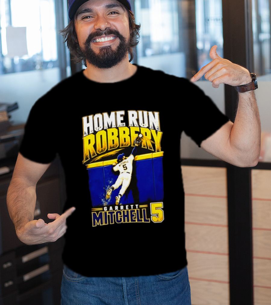 Home Run Robbery Garrett Mitchell 5 Milwaukee Brewers NLCS 2026 T-Shirt