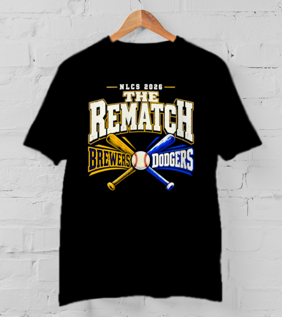 NLCS 2026 The Rematch Brewers Vs Dodgers T-Shirt