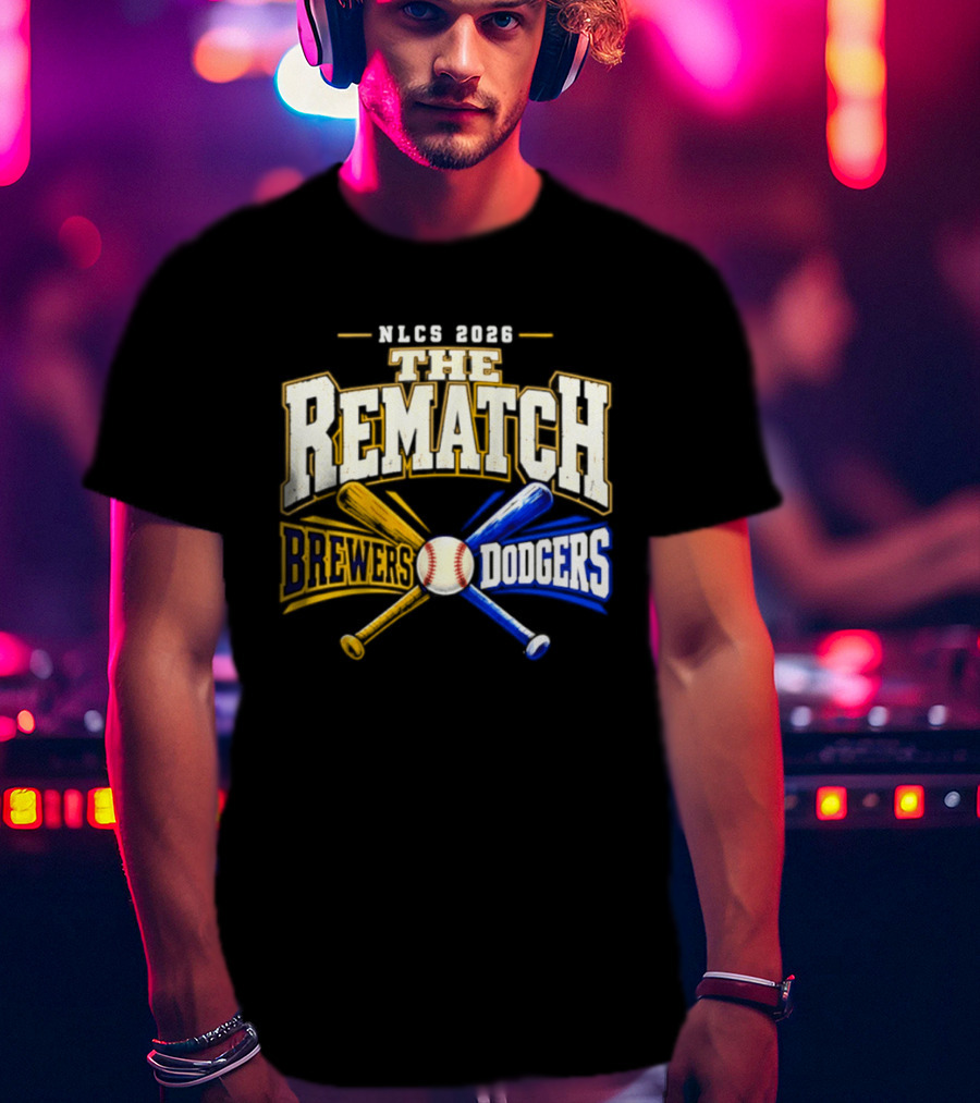 NLCS 2026 The Rematch Brewers Vs Dodgers T-Shirt
