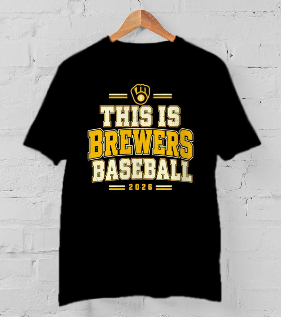 NLCS 2026 Milwaukee Brewers This Is Brewers Baseball T-Shirt