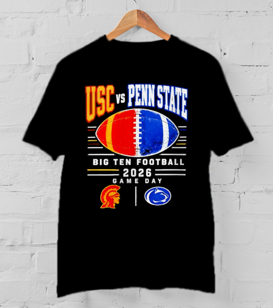 USC Vs Penn State Big Ten Football 2026 Game Day T-Shirt